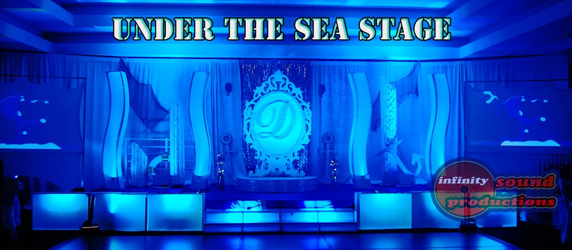 Under the sea Stage For Quinces, Miami Quinces, Quince Stages, Quinceaneras, Miami Partys , Sweet 16